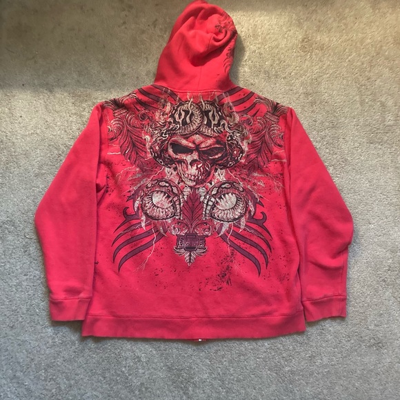 crazy vintage mma elite zip up size XXL fits like XL - Picture 2 of 6